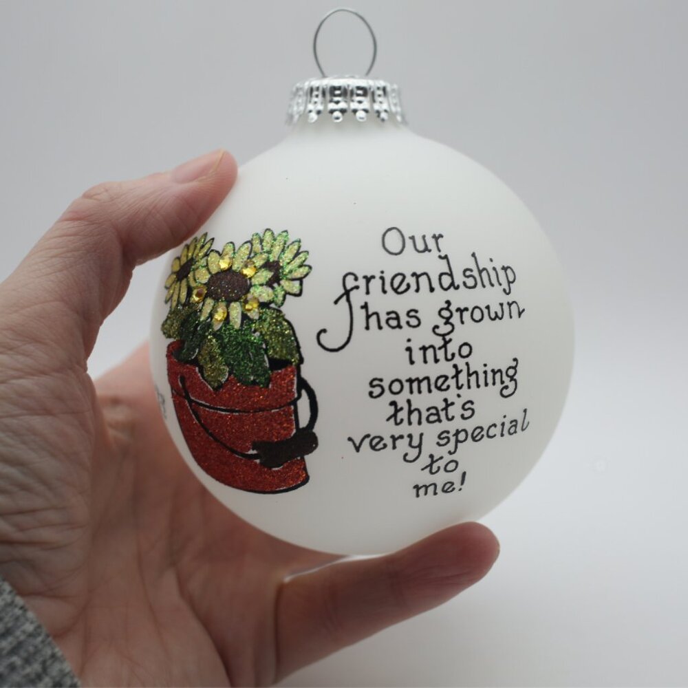 Heart Gifts by Teresa Friendship Christmas Ornament with Swarovski Crystals